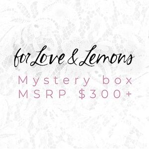 FOR LOVE & LEMONS NWT $300+ value Mystery box